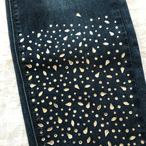 DIAMOND Skinny Stretchy Jeans Denim - Picture 4 of 5